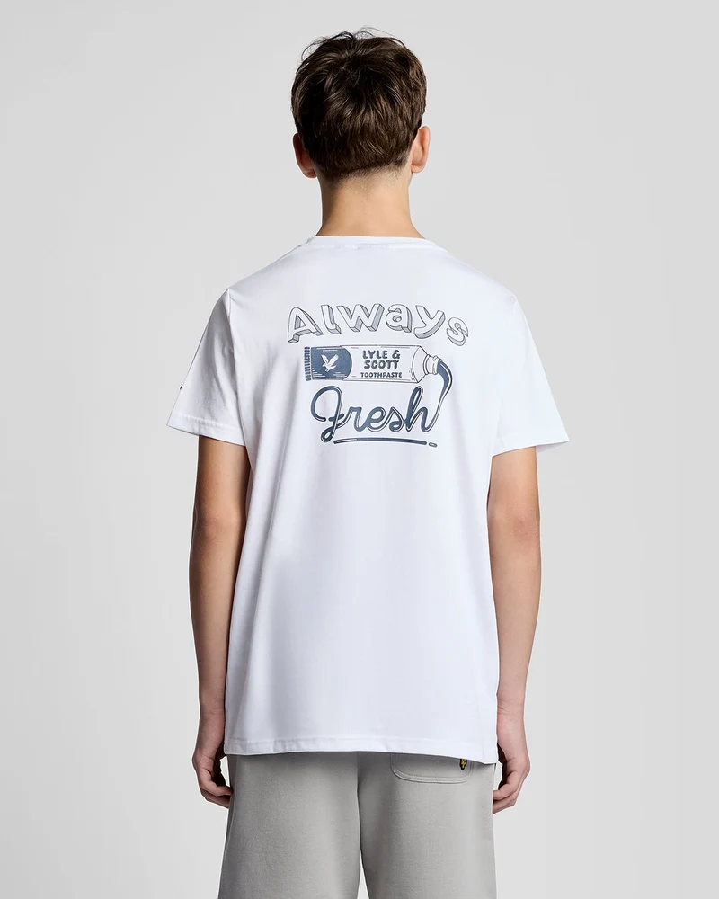 Back Print Graphic T-Shirt
