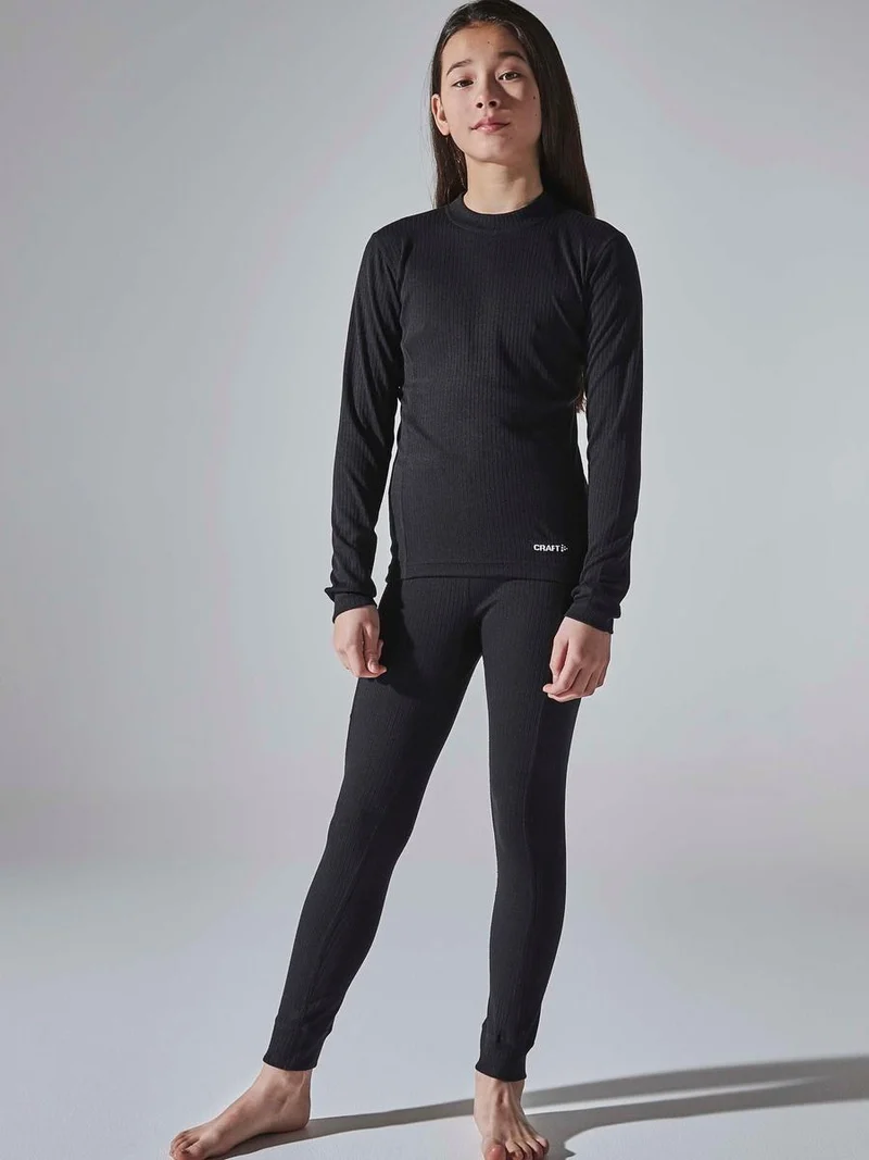 Craft Core Dry Baselayer Jr Thermoset zwart kinderen