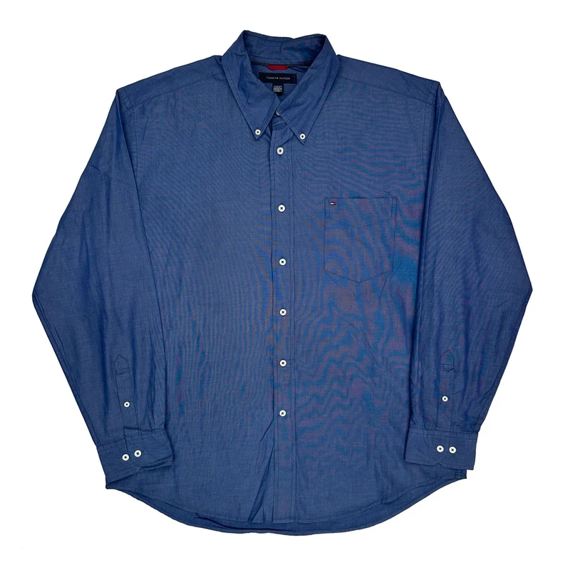 Tommy Hilfiger Shirt - XL Blue Cotton