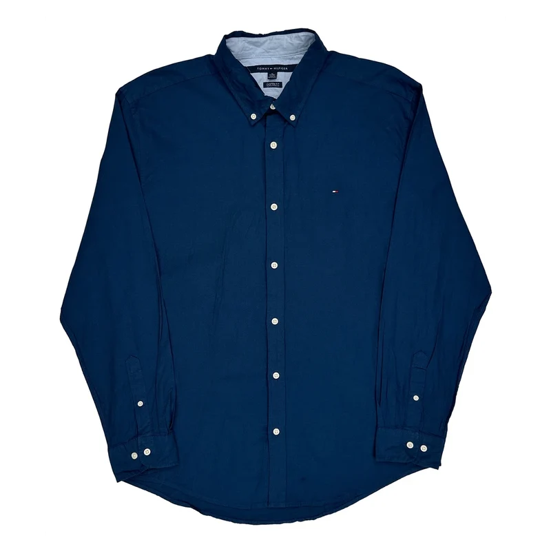 Tommy Hilfiger Shirt - XL Blue Cotton
