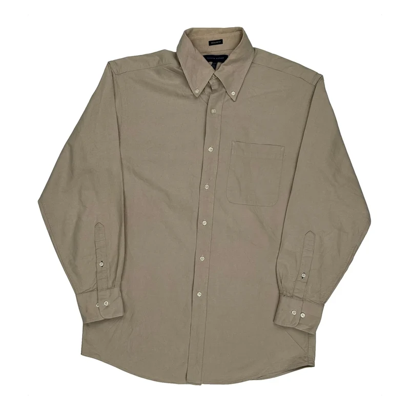 Tommy Hilfiger Shirt - Medium Beige Cotton