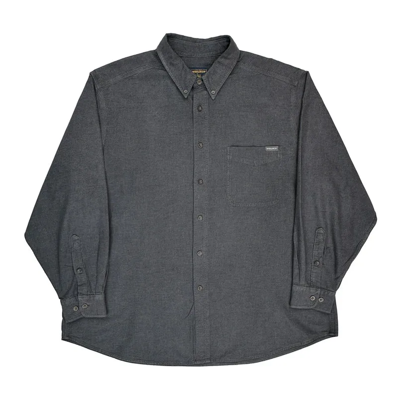 Woolrich Shirt - 2XL Grey Cotton