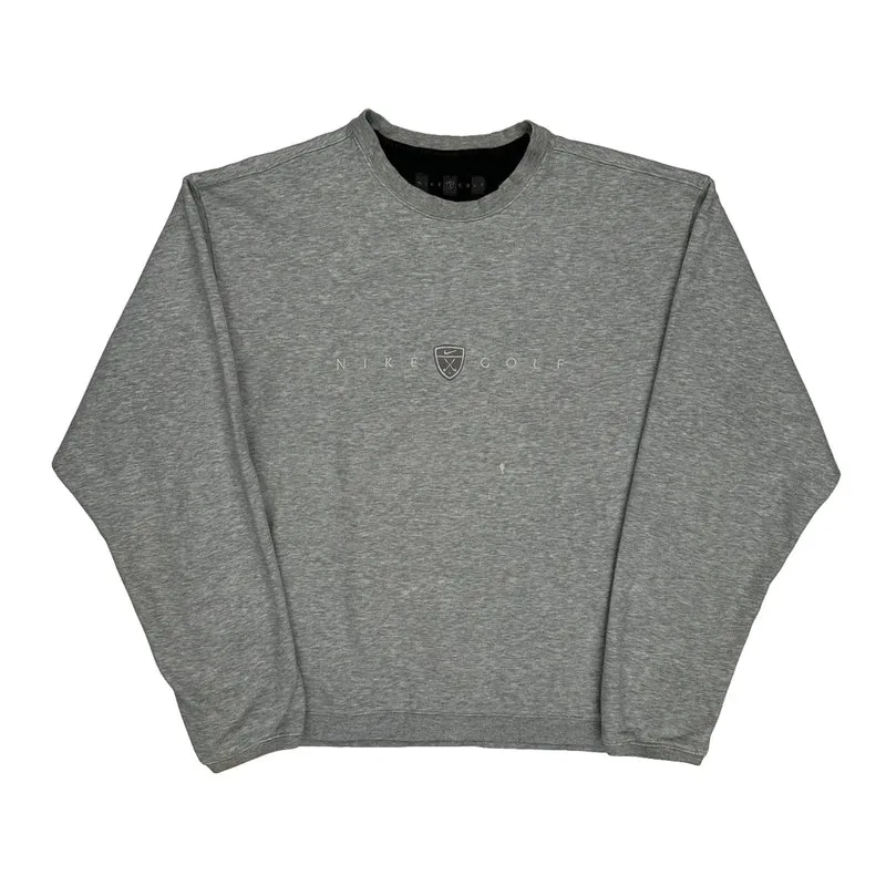 Nike Golf Sweatshirt - Medium Grey Cotton Blend