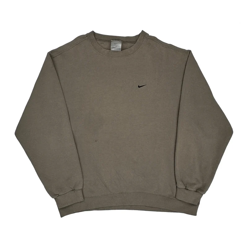 Nike Sweatshirt - XL Brown Cotton