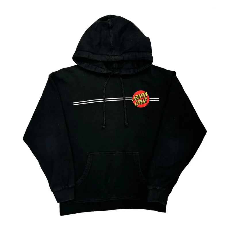 Skateboards Santa Cruz Hoodie - Medium Black Cotton