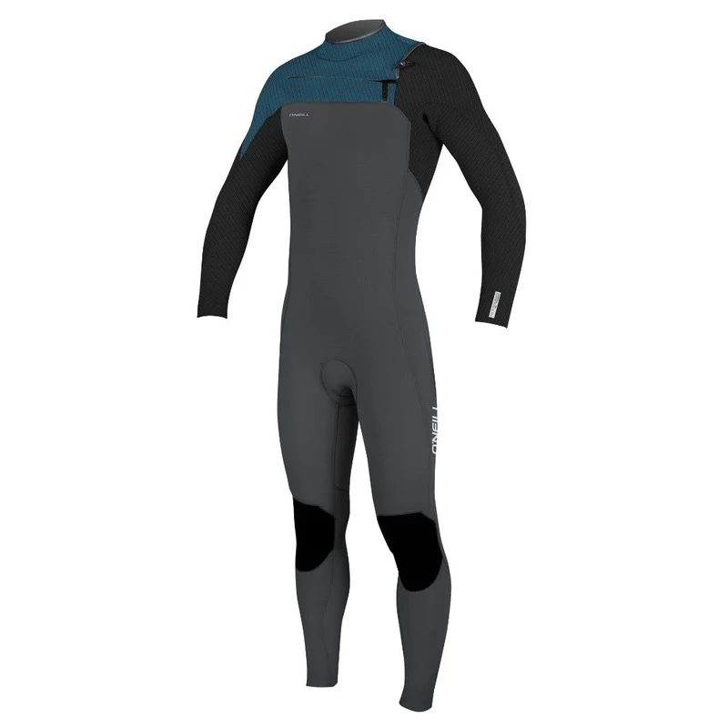 Youth Hyperfreak 5/4+ Chest Zip Black/Ultra Blue