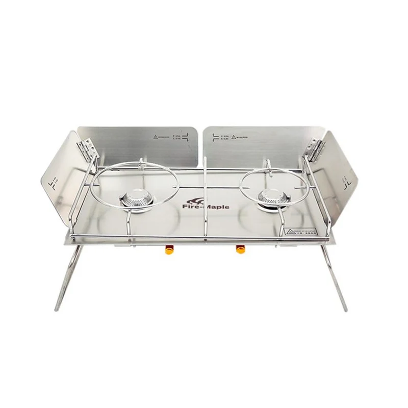WHS Fire Maple Stainless Double Stove