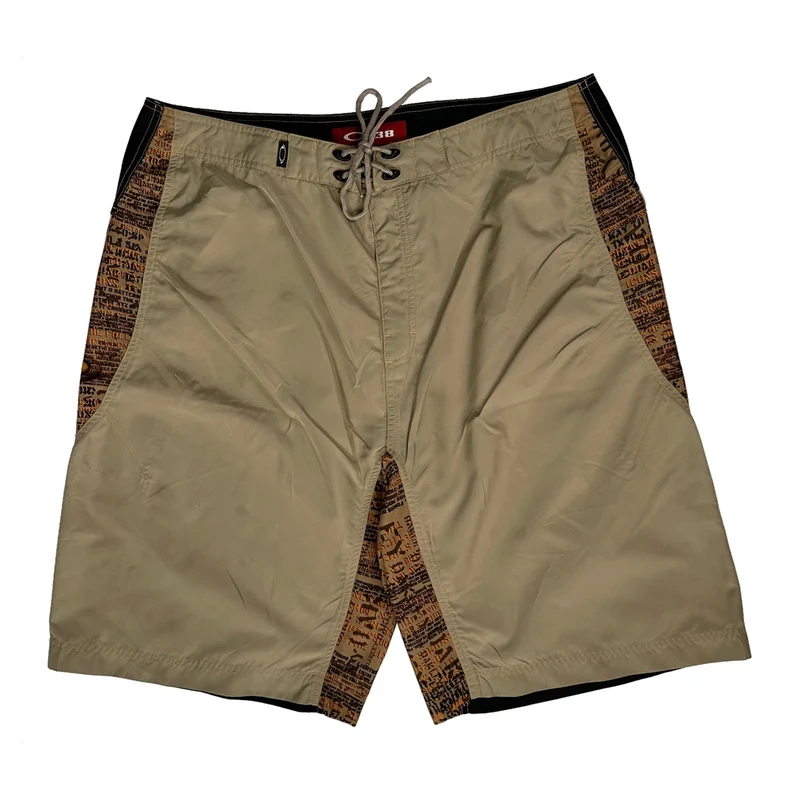 Oakley Board Shorts - 38W 10L Beige Polyester