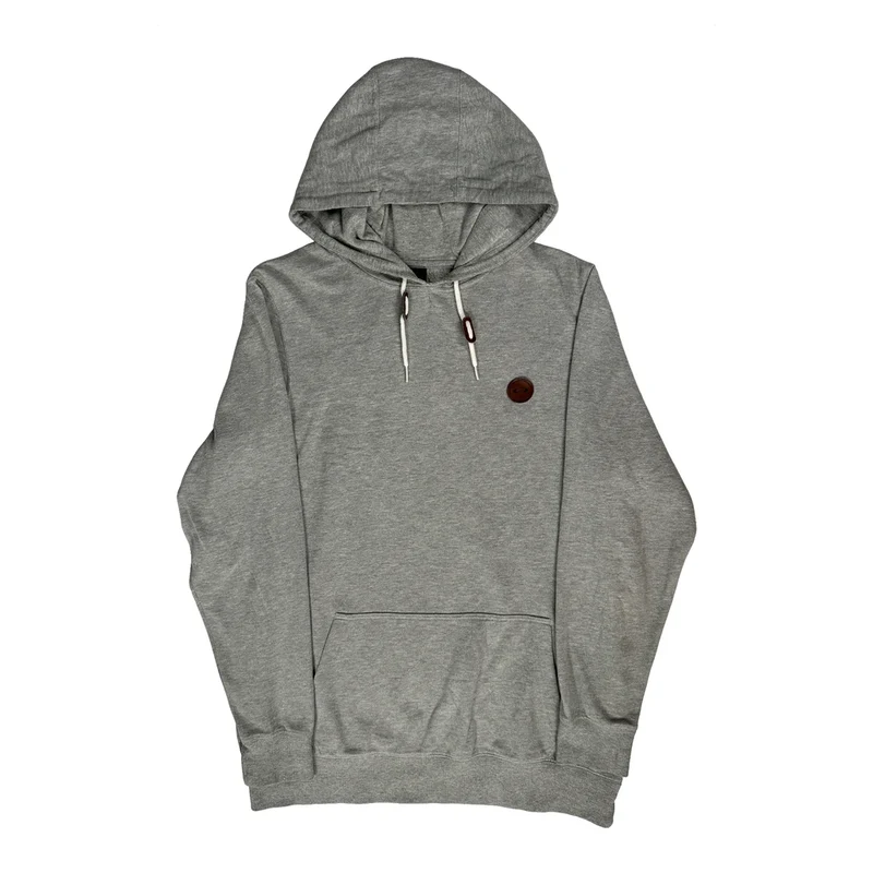 Oakley Hoodie - Large Grey Cotton Blend