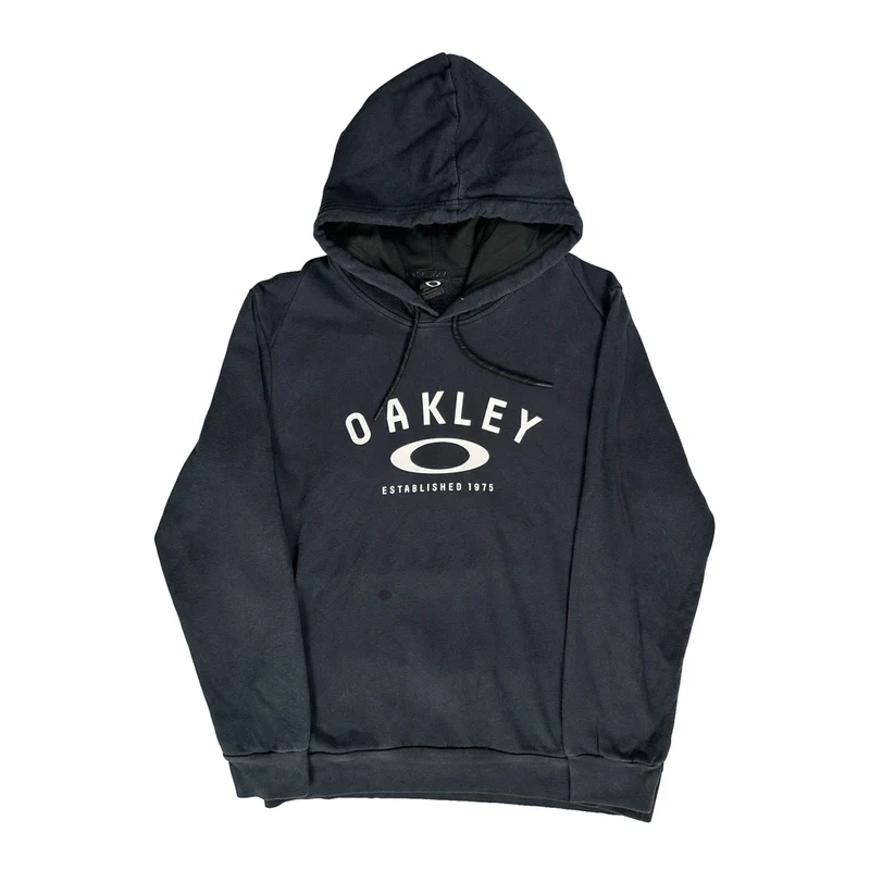 Oakley Hoodie - Large Black Cotton