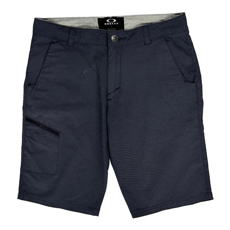 Oakley Shorts - 32W 10L Navy Cotton Blend