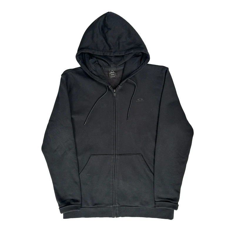 Oakley Hoodie - Large Black Cotton