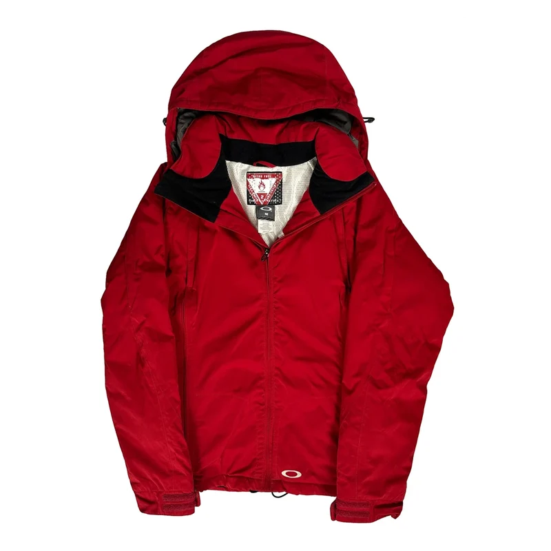 Oakley Ski Jacket - Medium Red Polyester