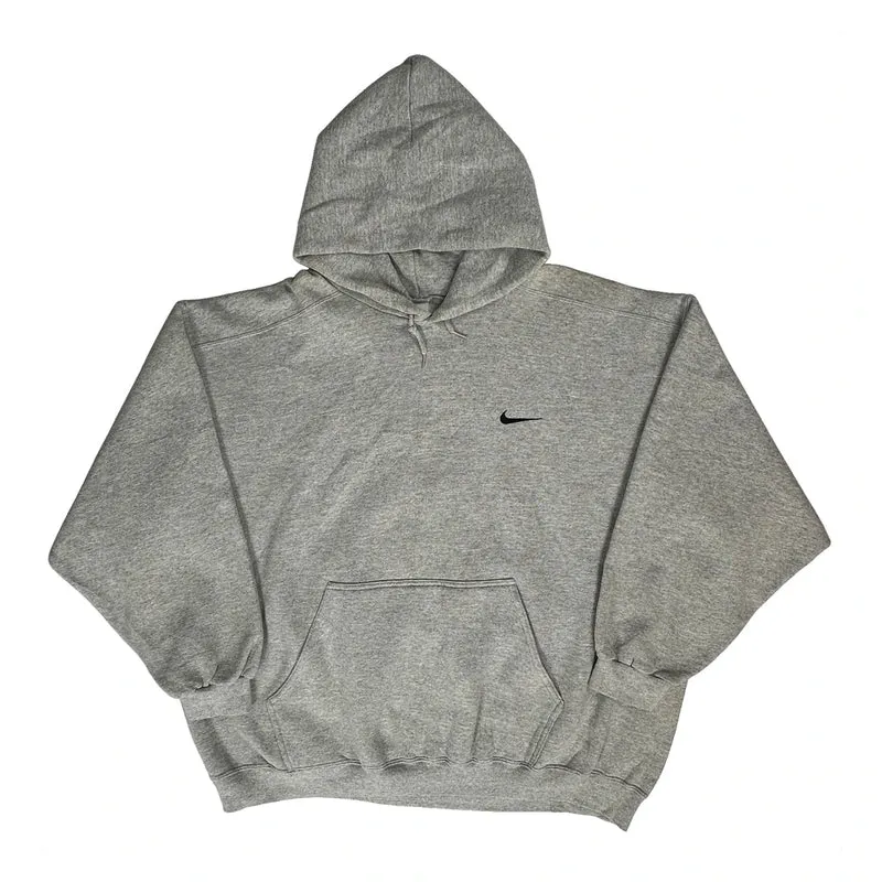 Nike Hoodie - 2XL Grey Cotton