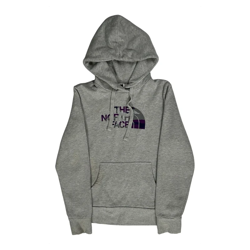 The North Face Hoodie - Small Grey Cotton