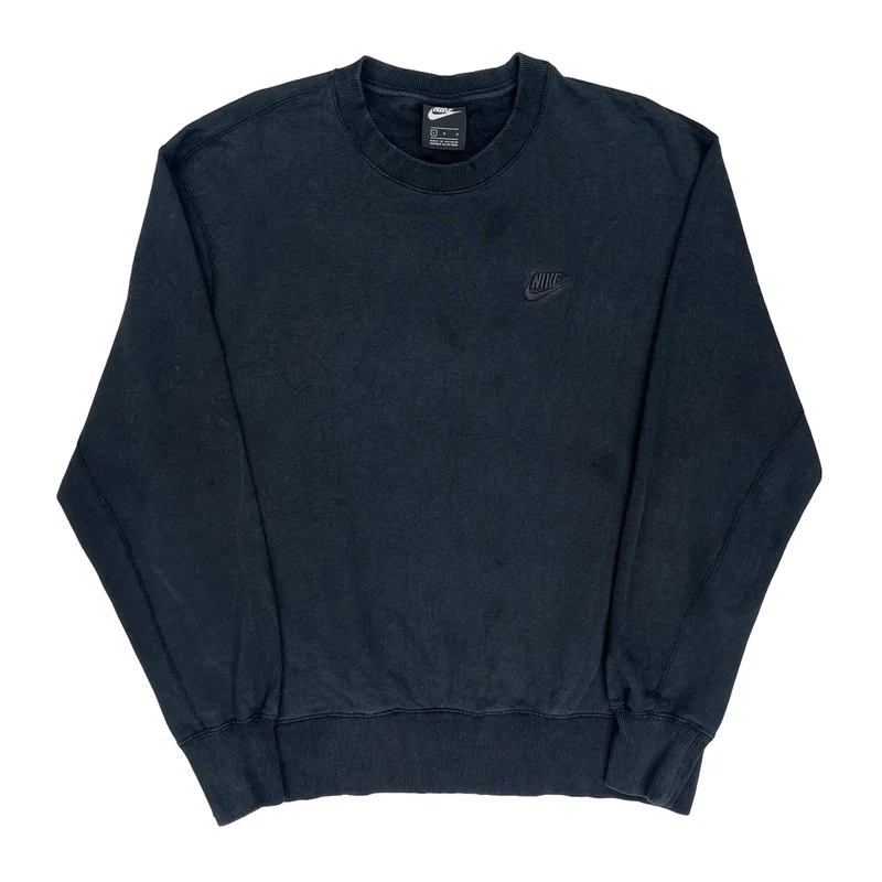 Nike Sweatshirt - Large Black Cotton