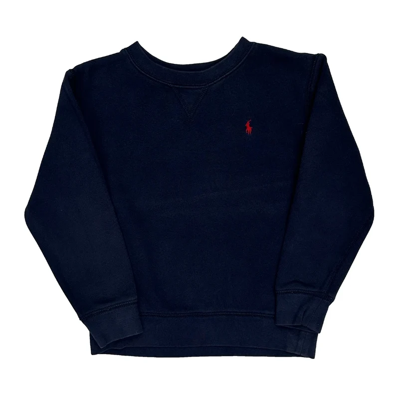 Age 6 Polo By Ralph Lauren Sweatshirt - Small Navy Cotton