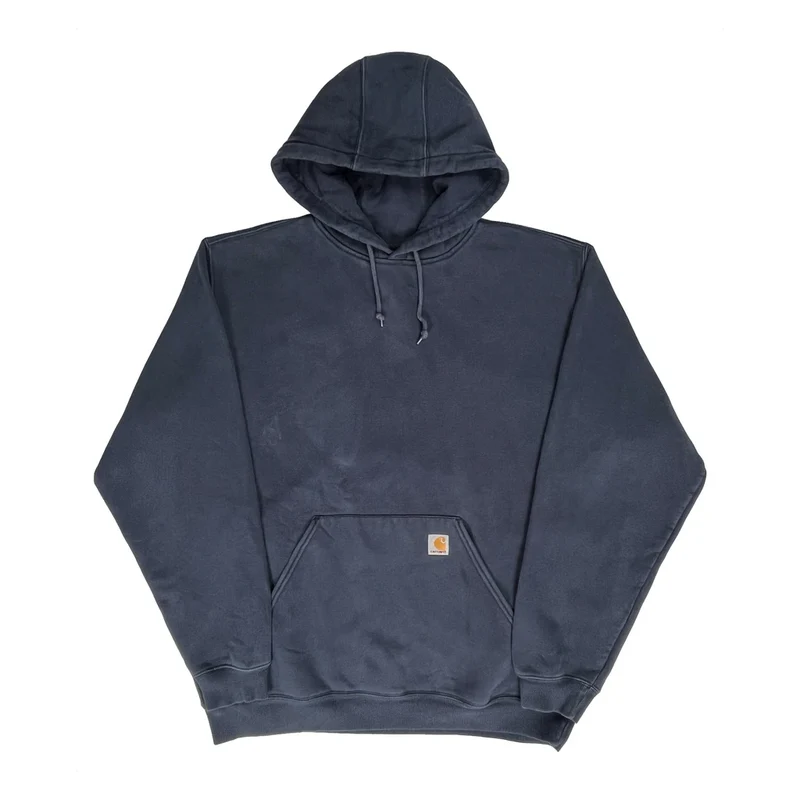Carhartt Hoodie - XL Navy Cotton Blend