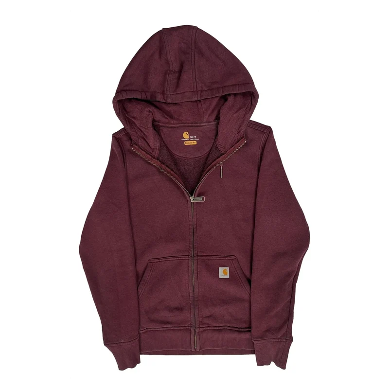 Carhartt Hoodie - Medium Burgundy Cotton