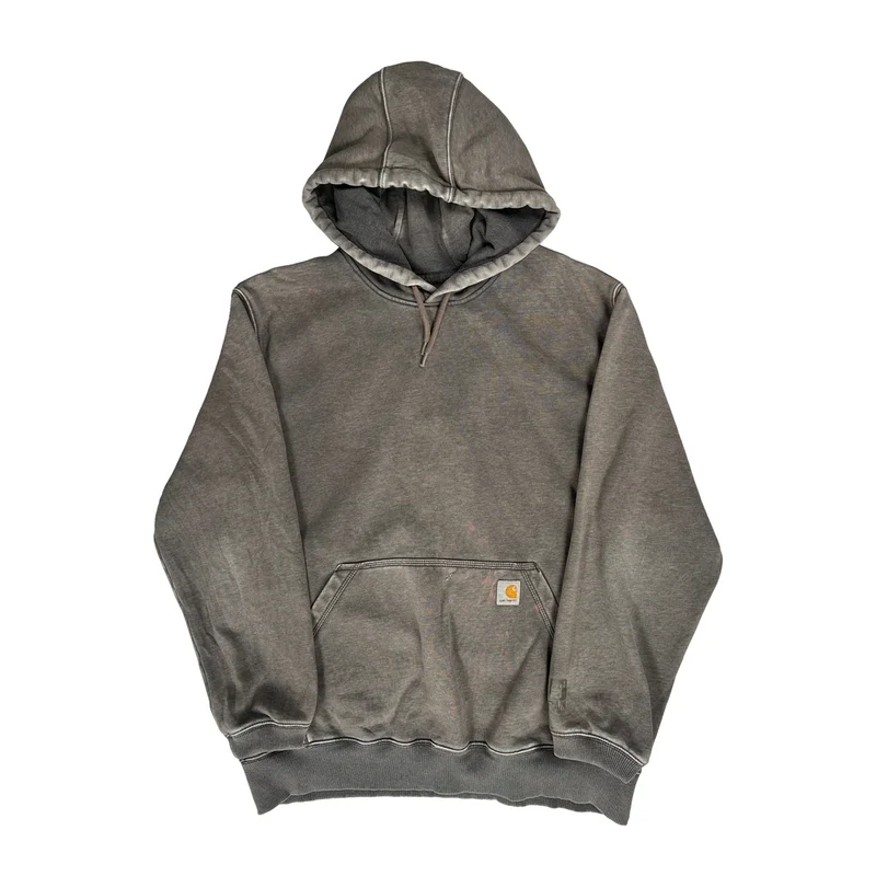 Carhartt Hoodie - Large Grey Cotton