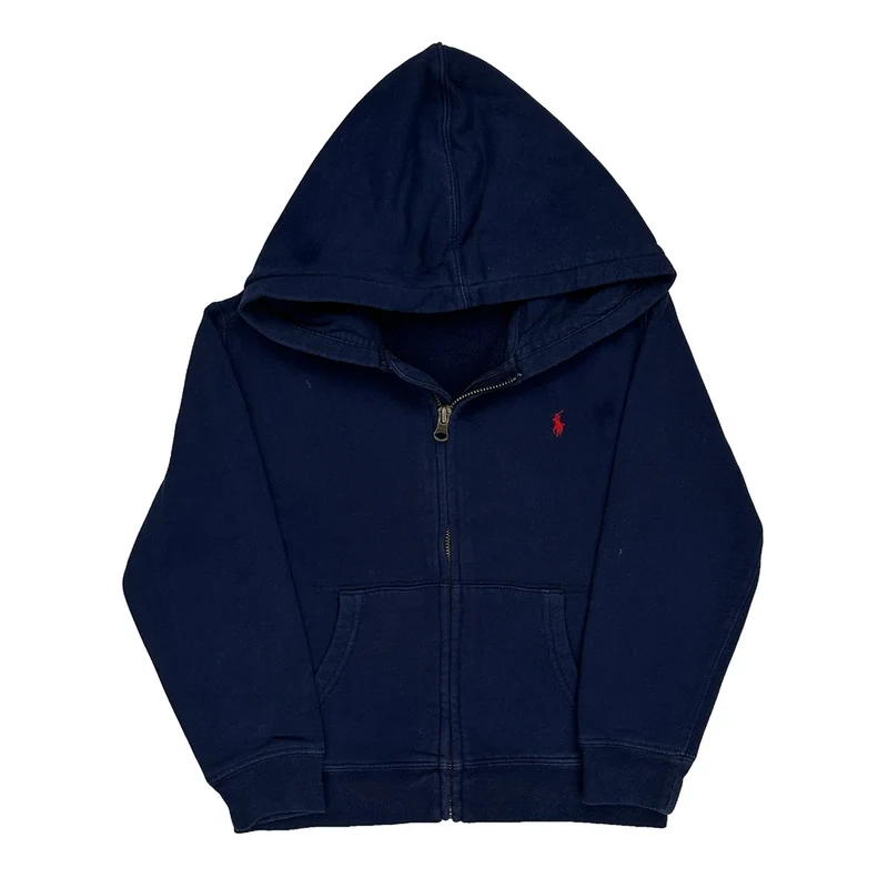 Age 6 Polo By Ralph Lauren Hoodie - Small Navy Cotton