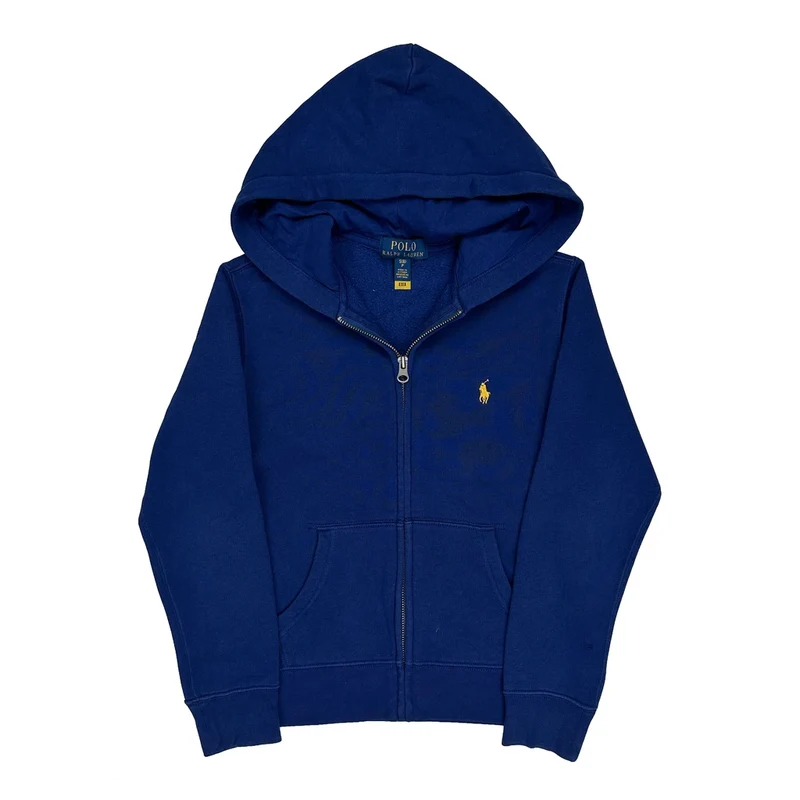 Age 8 Polo By Ralph Lauren Hoodie - Small Blue Cotton