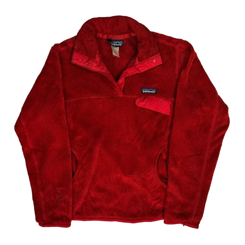 Patagonia Fleece - Small Red Polyester
