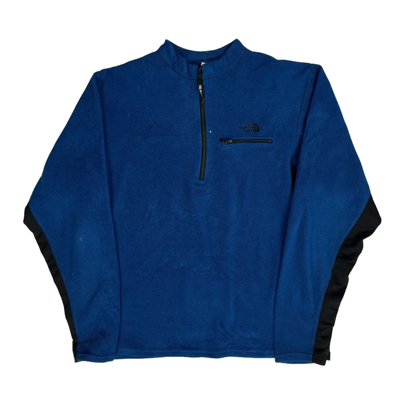 The North Face Fleece - Large Blue Polyester