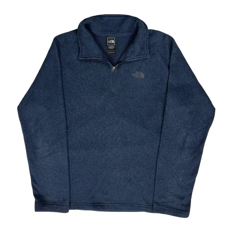The North Face Fleece - Large Blue Polyester