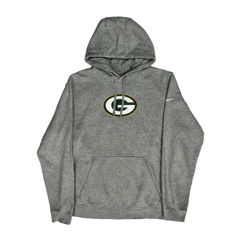 Green Bay Packers Nike Nfl Hoodie - XL Grey Cotton