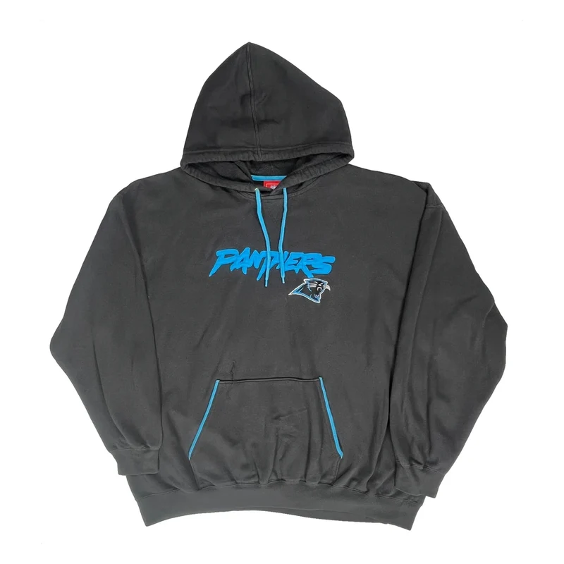 Panthers Nfl Hoodie - 2XL Black Cotton