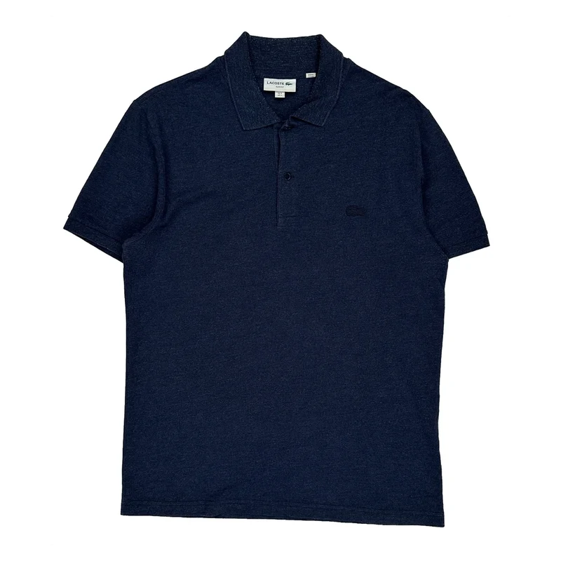Lacoste Slim Fit Polo Shirt - Large Navy Cotton