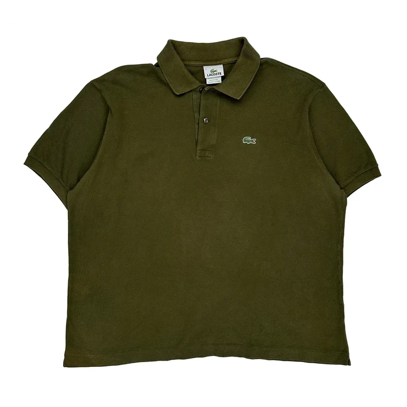 Lacoste Polo Shirt - 2XL Green Cotton