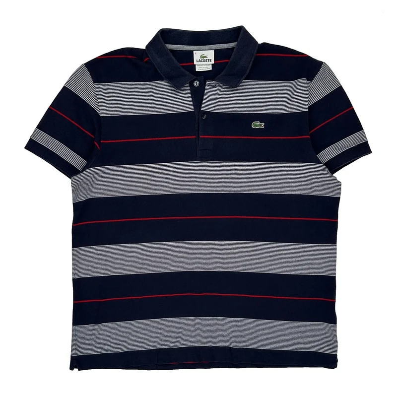 Lacoste Polo Shirt - XL Navy Cotton