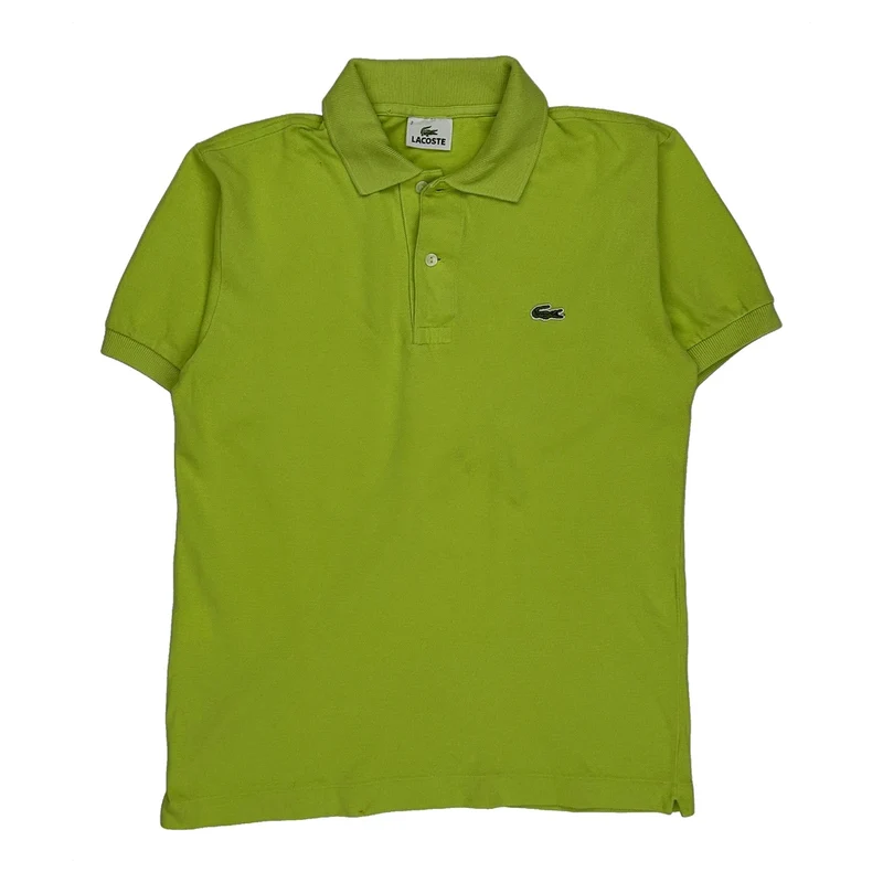 Lacoste Polo Shirt - XS Green Cotton