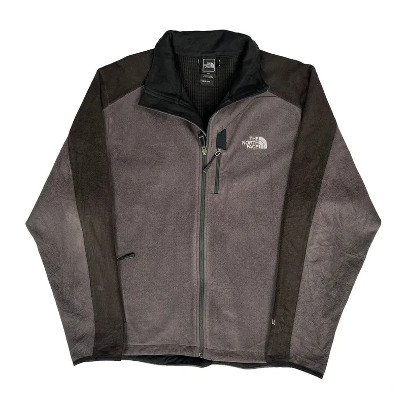 The North Face Fleece Jacket - Large Grey Polyester