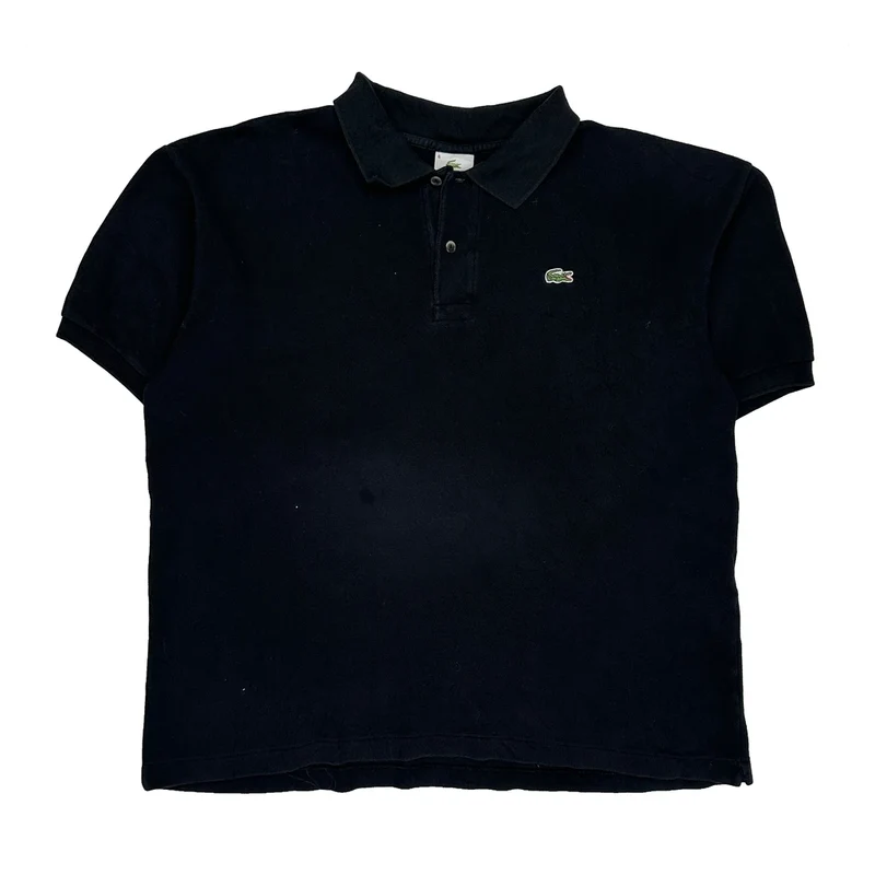 Lacoste Polo Shirt - XL Black Cotton