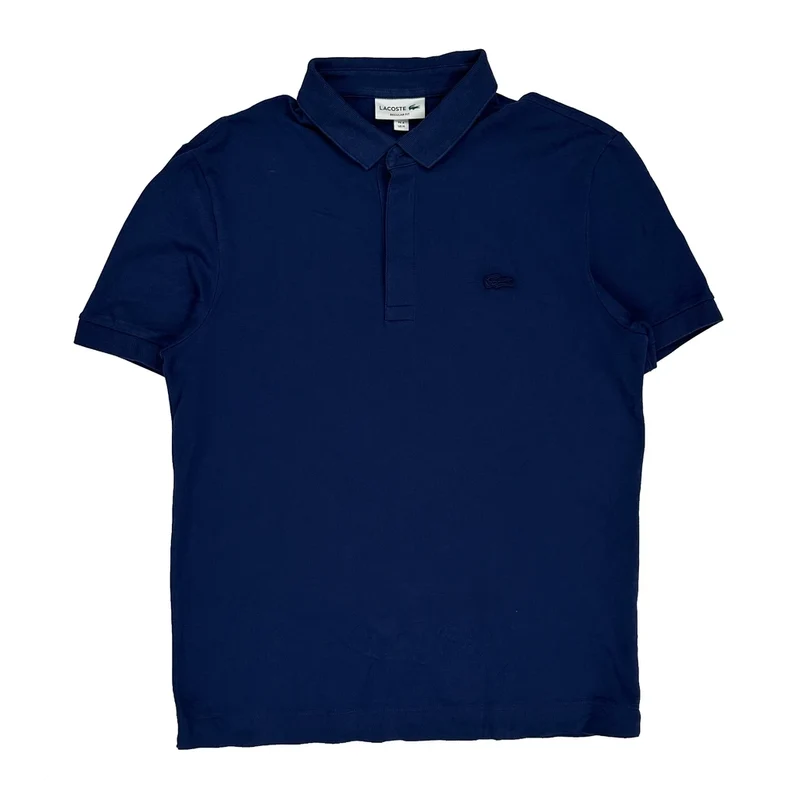 Lacoste Polo Shirt - Medium Blue Cotton
