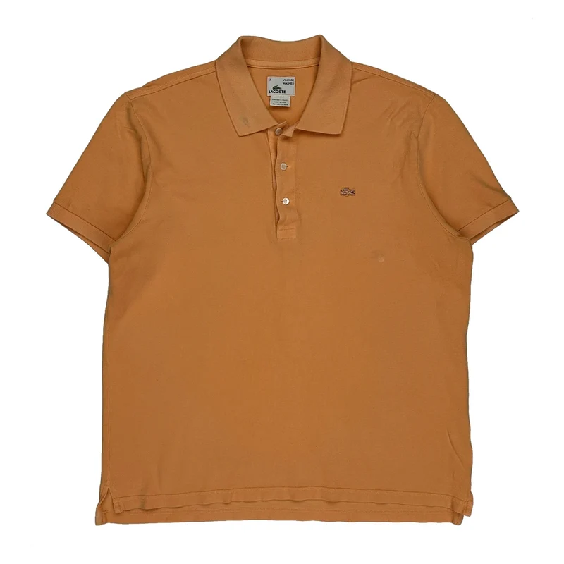 Lacoste Polo Shirt - 2XL Orange Cotton