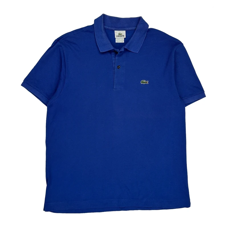 Lacoste Polo Shirt - XL Blue Cotton