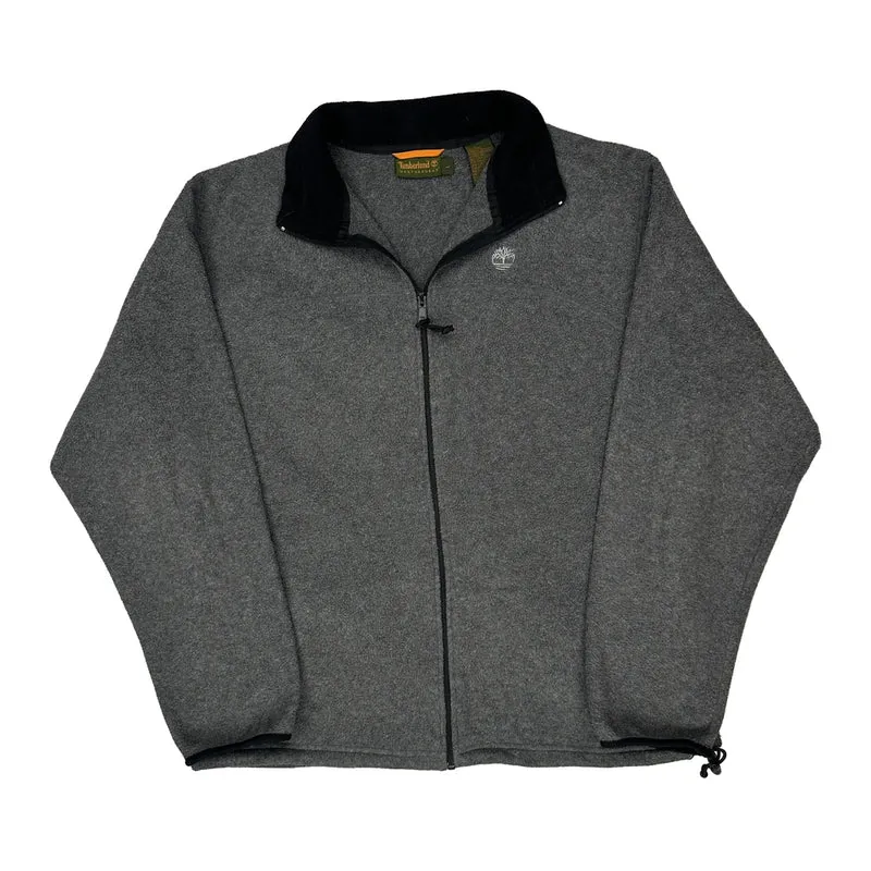 Timberland Fleece Jacket - Large Grey Polyester