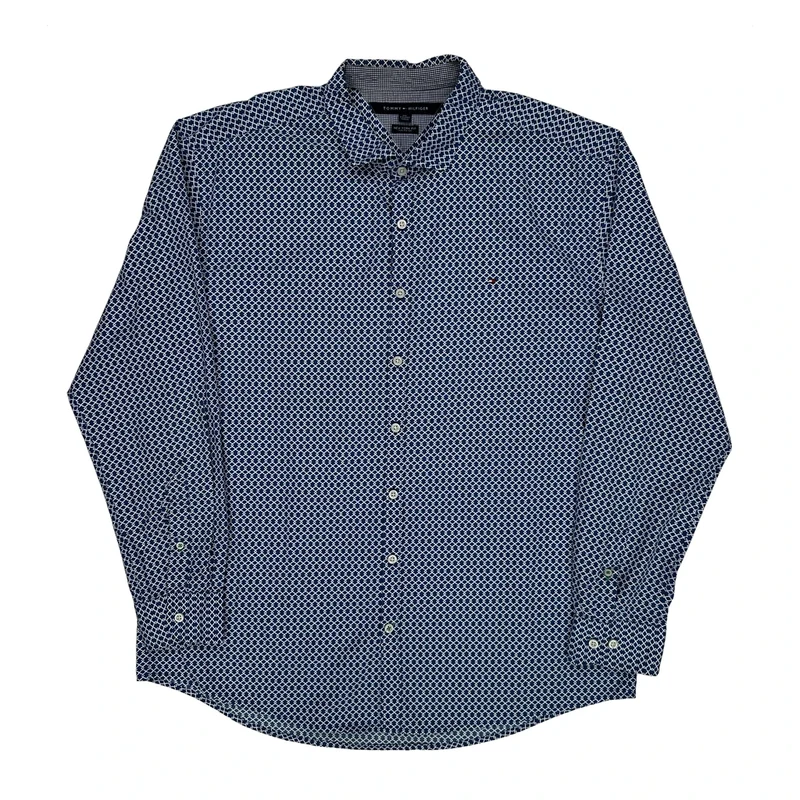 Tommy Hilfiger Shirt - 2XL Blue Cotton