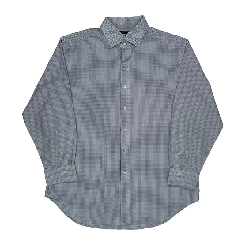Polo By Ralph Lauren Checked Shirt - XL Blue Cotton