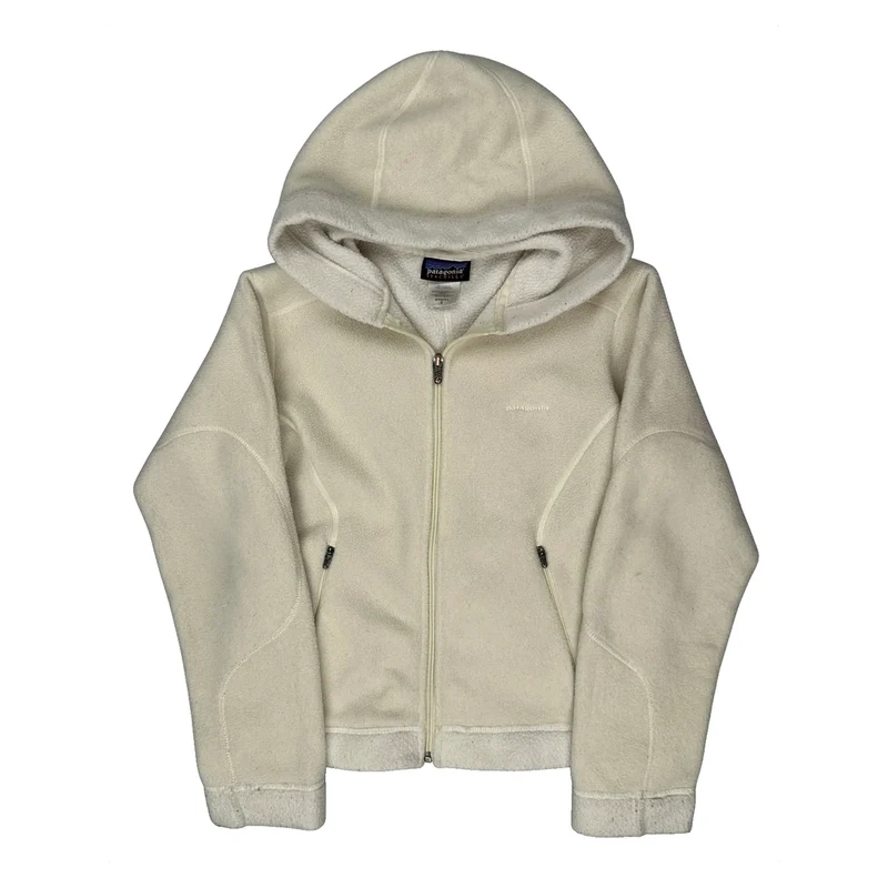 Synchilla Patagonia Fleece - Small Cream Polyester