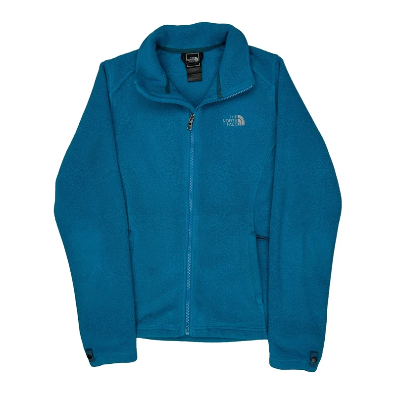 The North Face Fleece Jacket - Small Blue Polyester