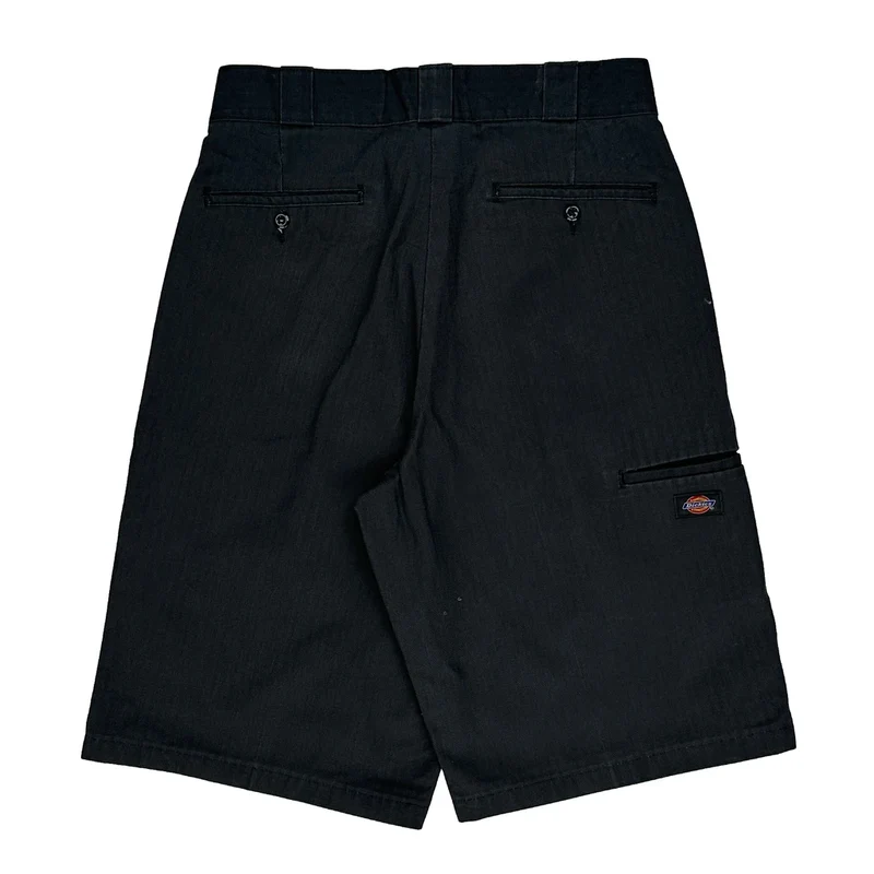 Dickies Baggy Shorts - 30W 11L Black Polyester Blend