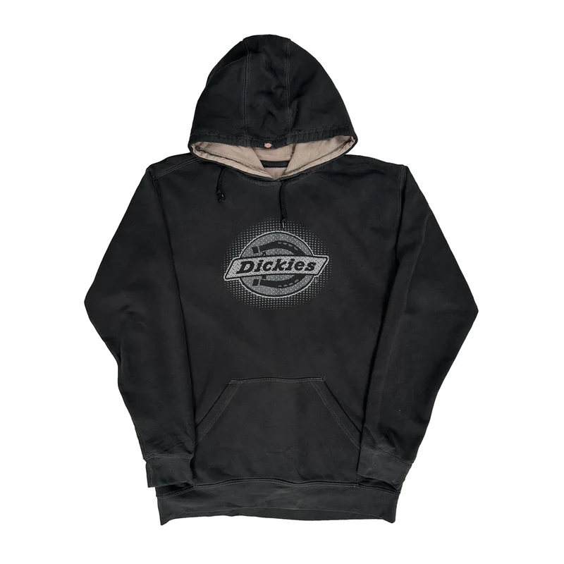 Dickies Hoodie - XL Black Cotton Blend