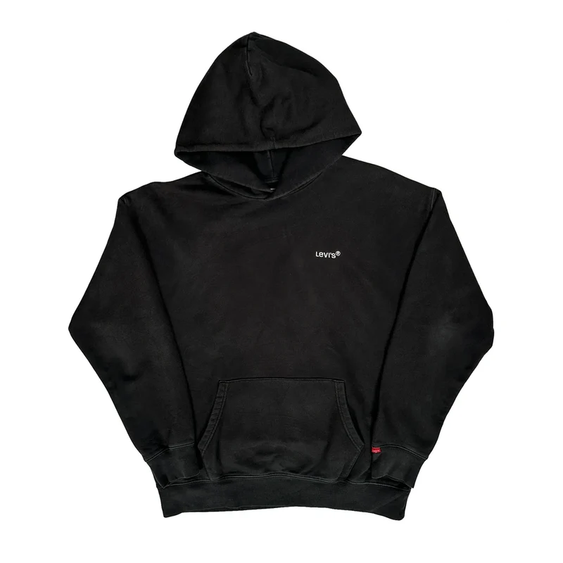 Levis Hoodie - Large Black Cotton