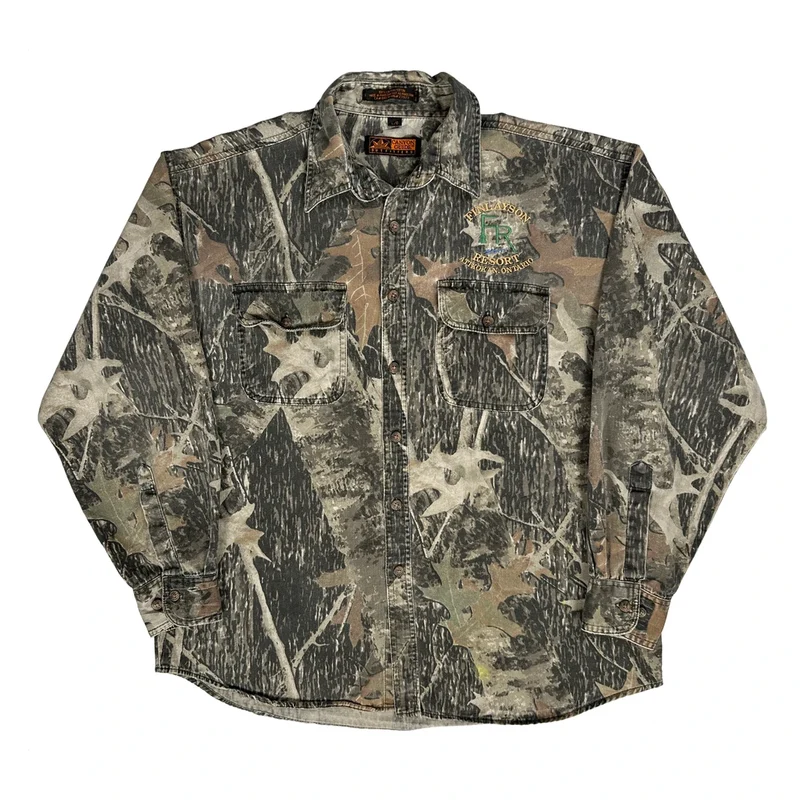 Canyon Guide Camo Shirt - Large Camo Cotton