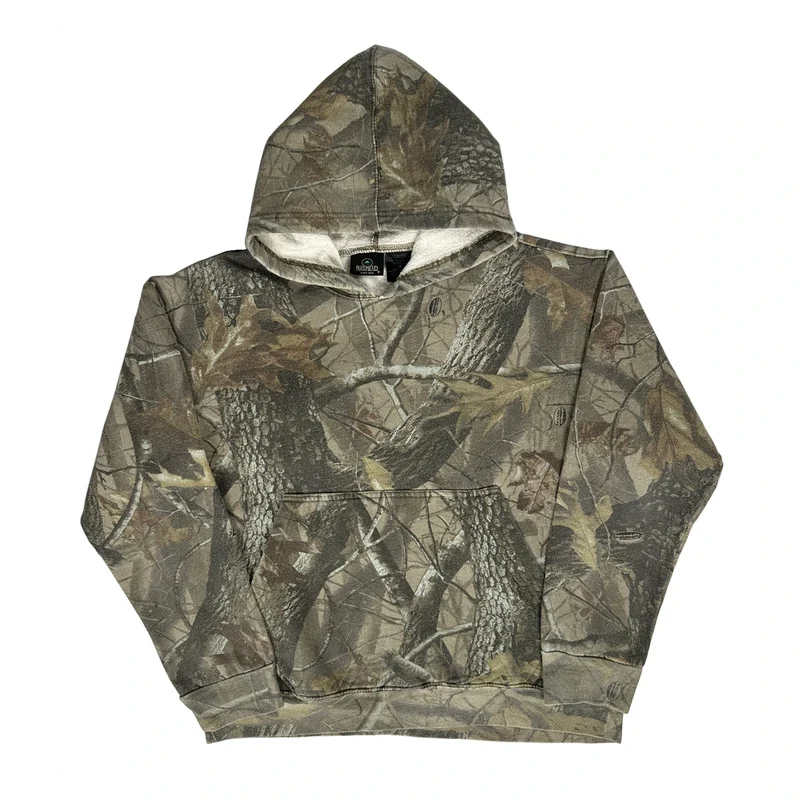 Red Head Camo Hoodie - Medium Camo Cotton Blend